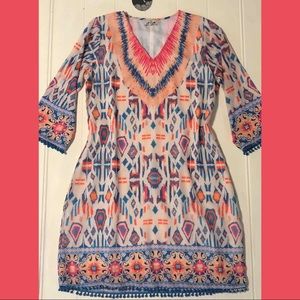NWT A & A Aztec Dress Size Medium